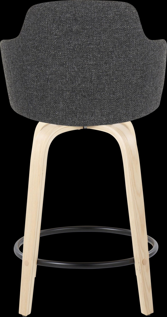 Siebarth I Dark Gray Counter Height Stool, Set of 2 - Thumbnail - Image 5