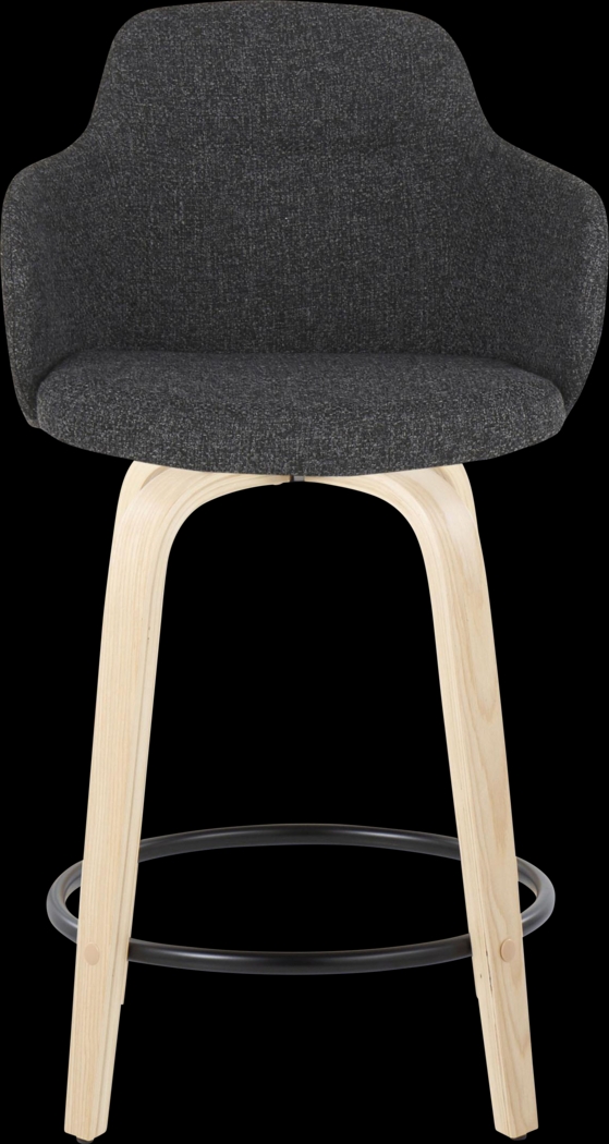 Siebarth I Dark Gray Counter Height Stool, Set of 2 - Thumbnail - Image 6