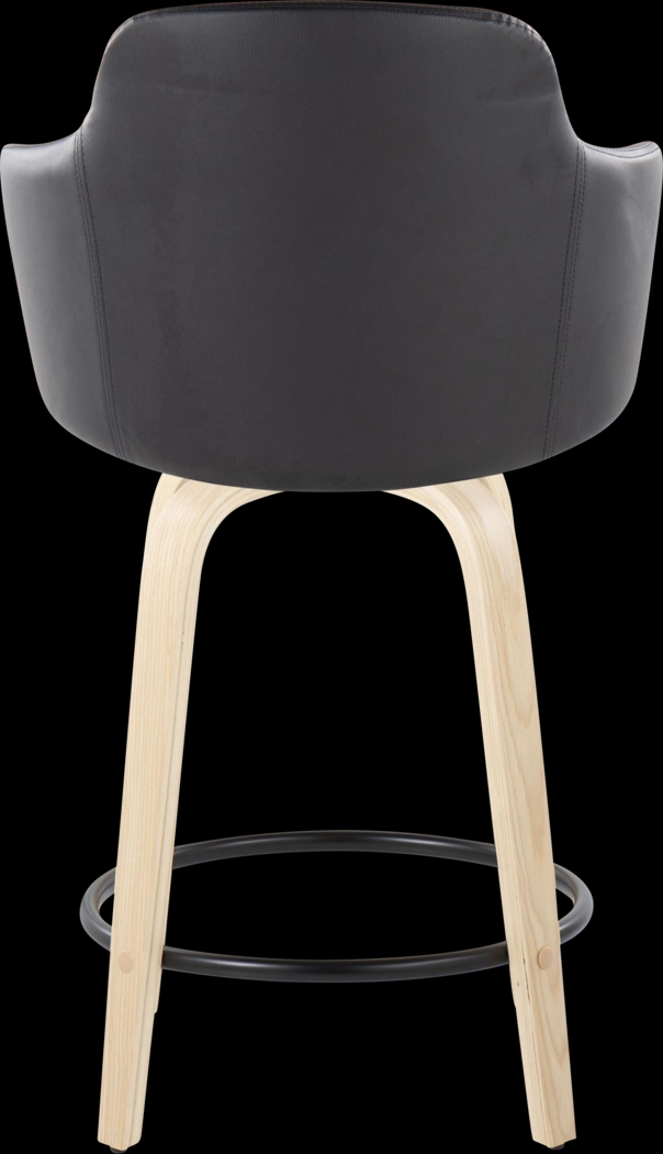 Siebarth II Black Counter Height Stool, Set of 2 - Thumbnail - Image 5