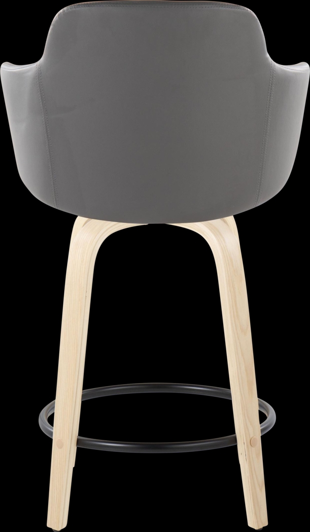 Siebarth II Gray Counter Height Stool, Set of 2 - Thumbnail - Image 5