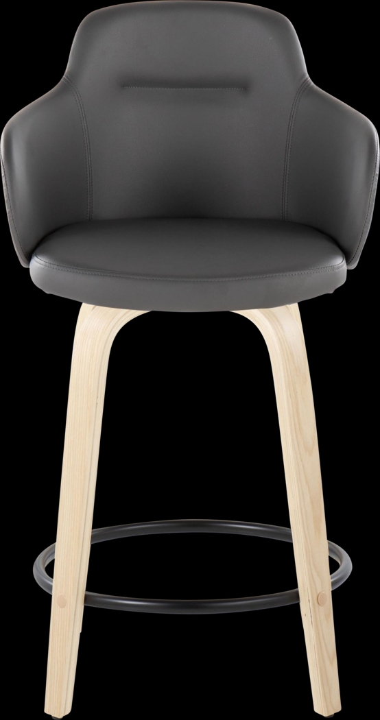 Siebarth II Gray Counter Height Stool, Set of 2 - Thumbnail - Image 6