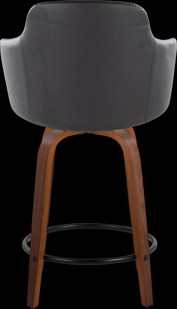 Siebarth IV Black Counter Height Stool, Set of 2 - Thumbnail - Image 6