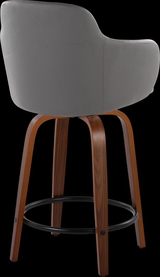 Siebarth IV Gray Counter Height Stool, Set of 2 - Thumbnail - Image 5