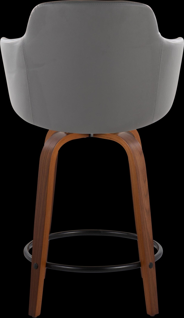 Siebarth IV Gray Counter Height Stool, Set of 2 - Thumbnail - Image 6