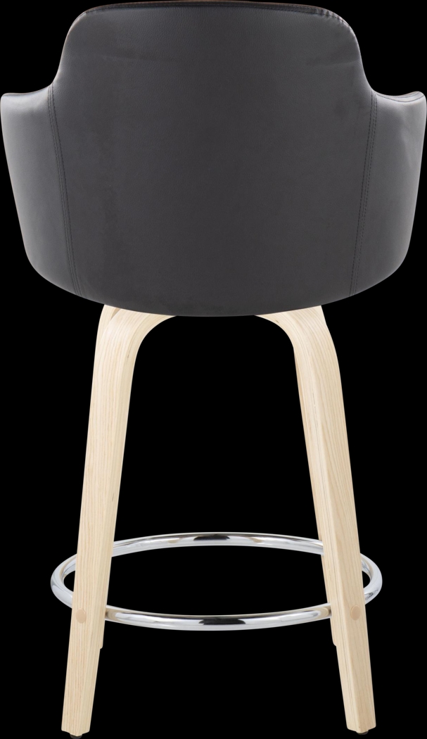 Siebarth VI Light Gray Counter Height Stool, Set of 2 - Thumbnail - Image 6