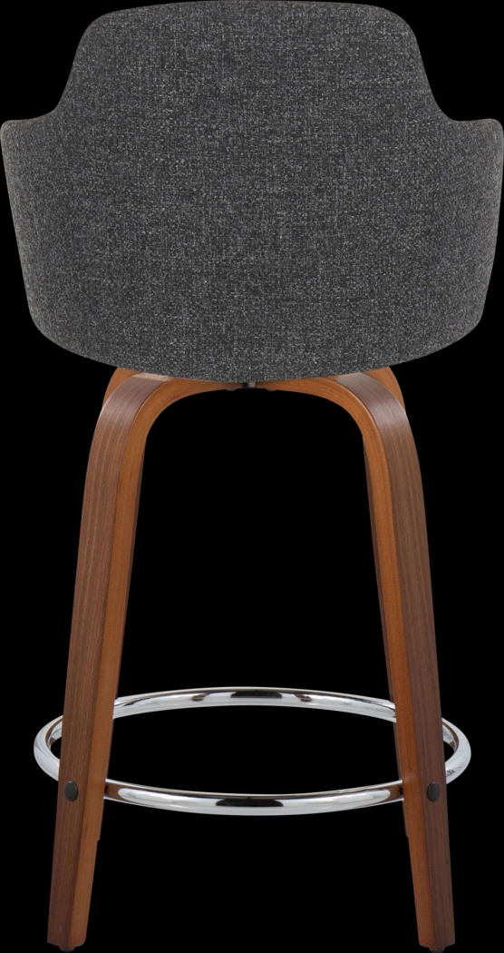 Siebarth VII Dark Gray Counter Height Stool, Set of 2 - Thumbnail - Image 5