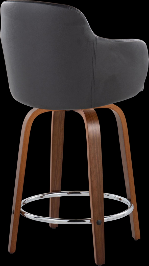 Siebarth VIII Black Counter Height Stool, Set of 2 - Thumbnail - Image 6