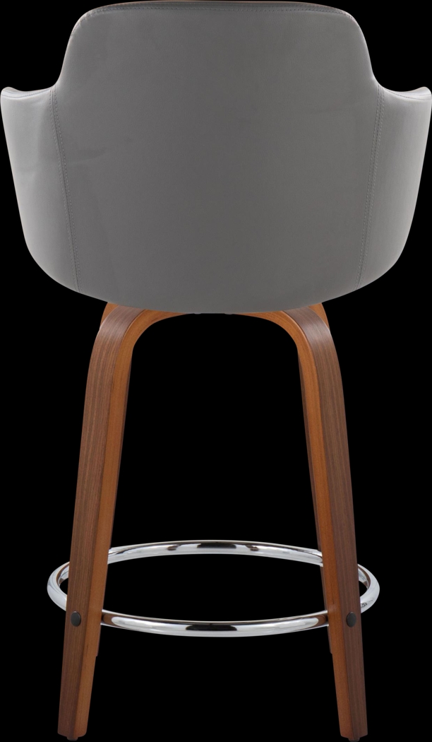 Siebarth VIII Gray Counter Height Stool, Set of 2 - Thumbnail - Image 5