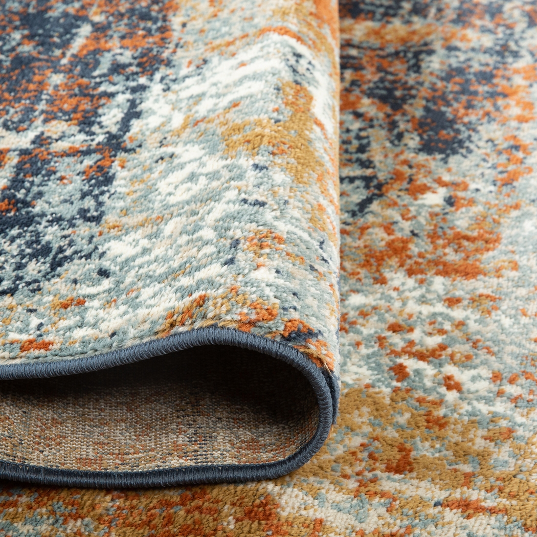 Siene Orange 5'1 x 7'6 Rug - Thumbnail - Image 3