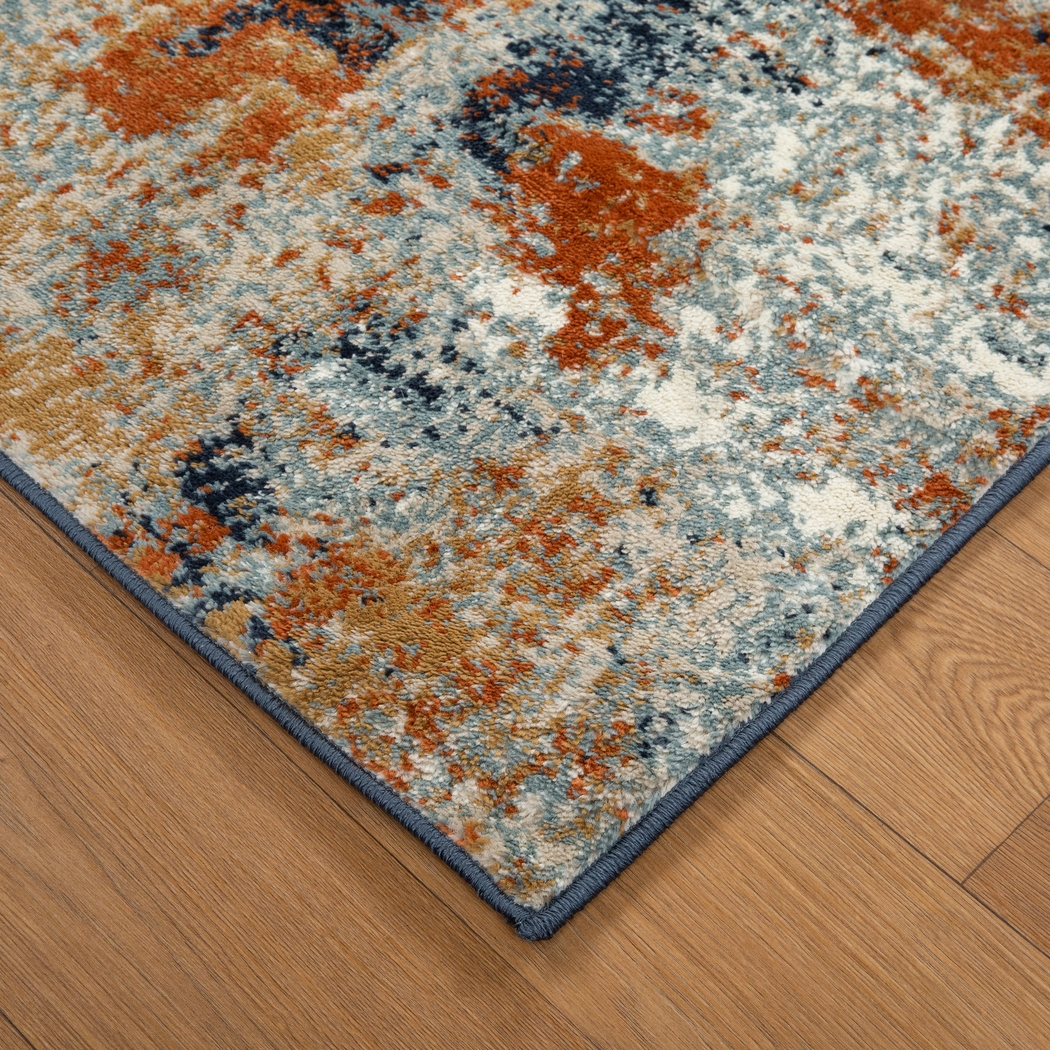 Siene Orange 5'1 x 7'6 Rug - Thumbnail - Image 4