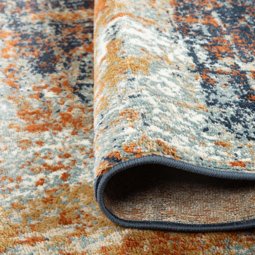 Siene Orange 5'1 x 7'6 Rug - Thumbnail - Image 9