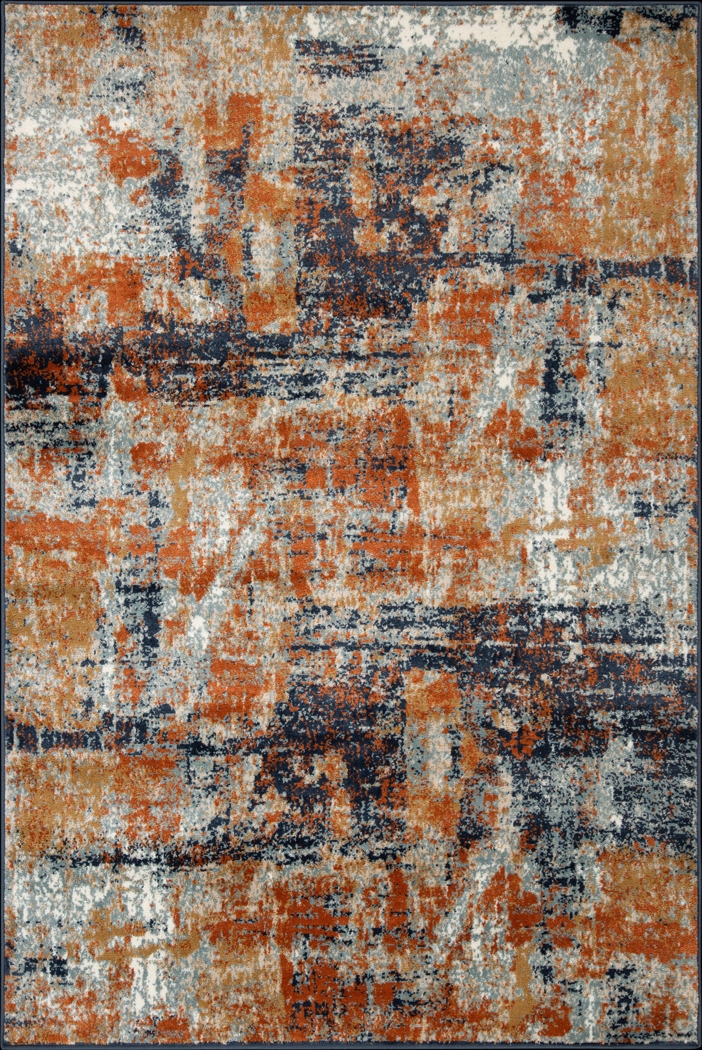 Siene Orange 5'1 x 7'6 Rug - Thumbnail - Image 1