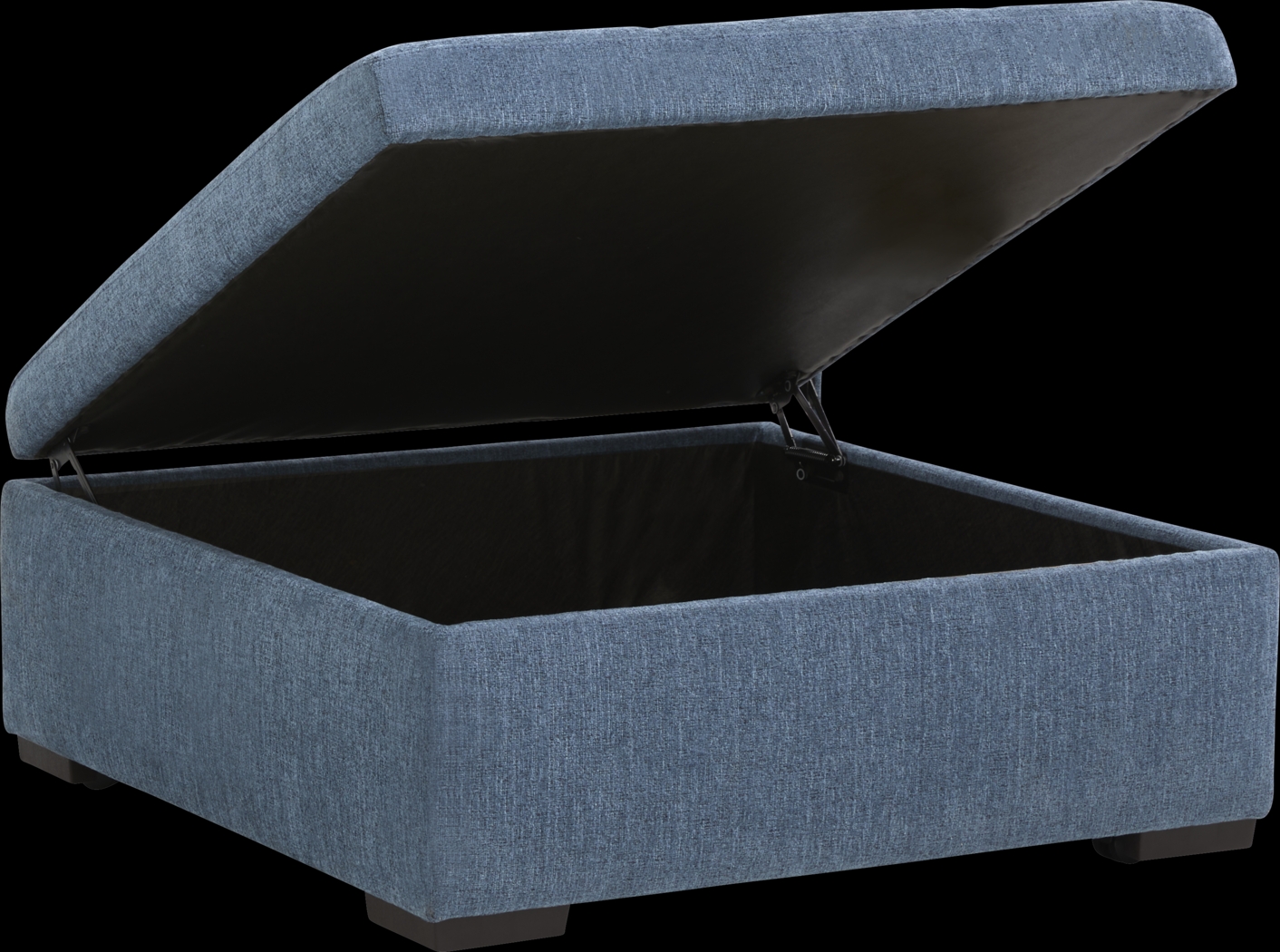 Sienna Way Blue Chenille 5 Pc Sectional Living Room - Thumbnail - Image 7