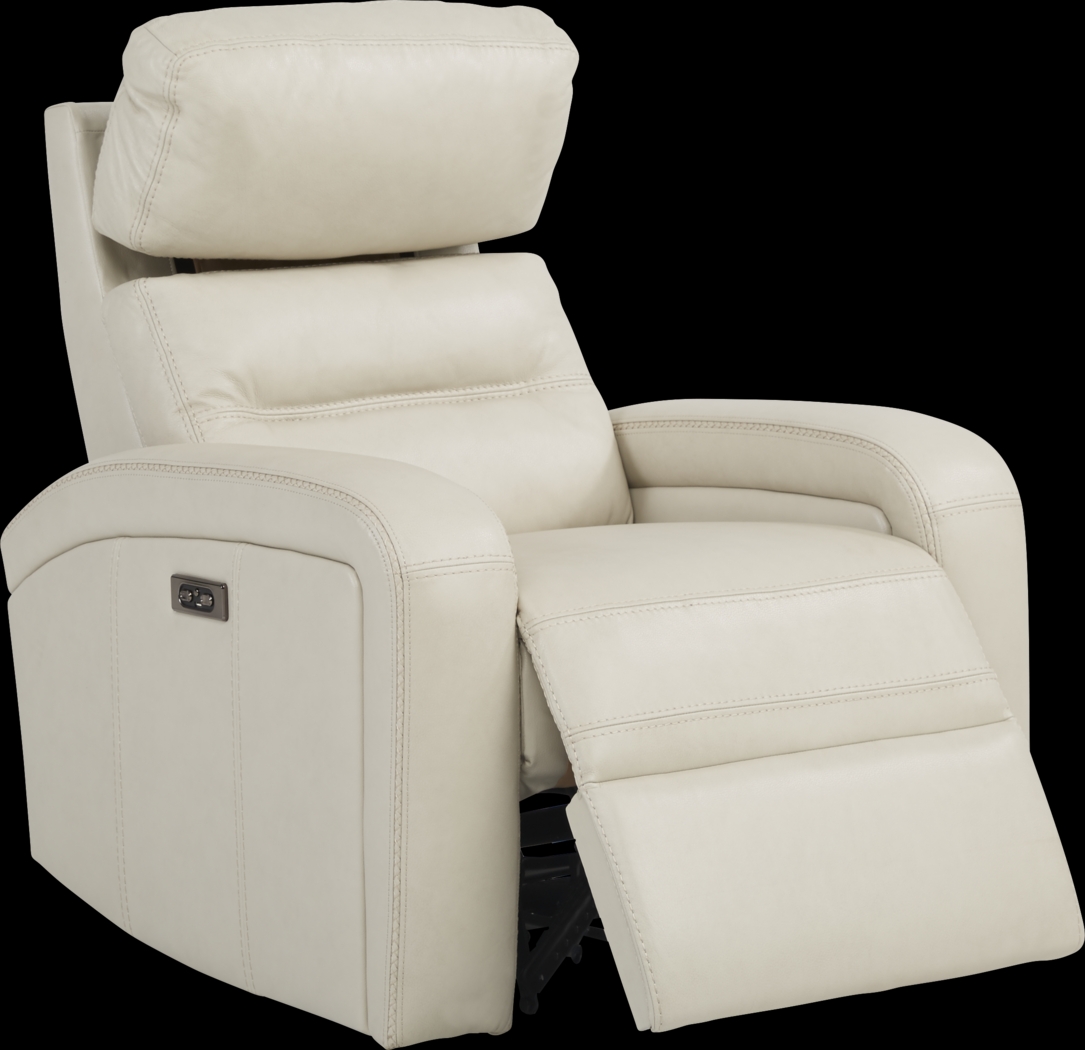 Sierra Madre Beige Leather 3 Pc Living Room with Reclining Sofa - Thumbnail - Image 5