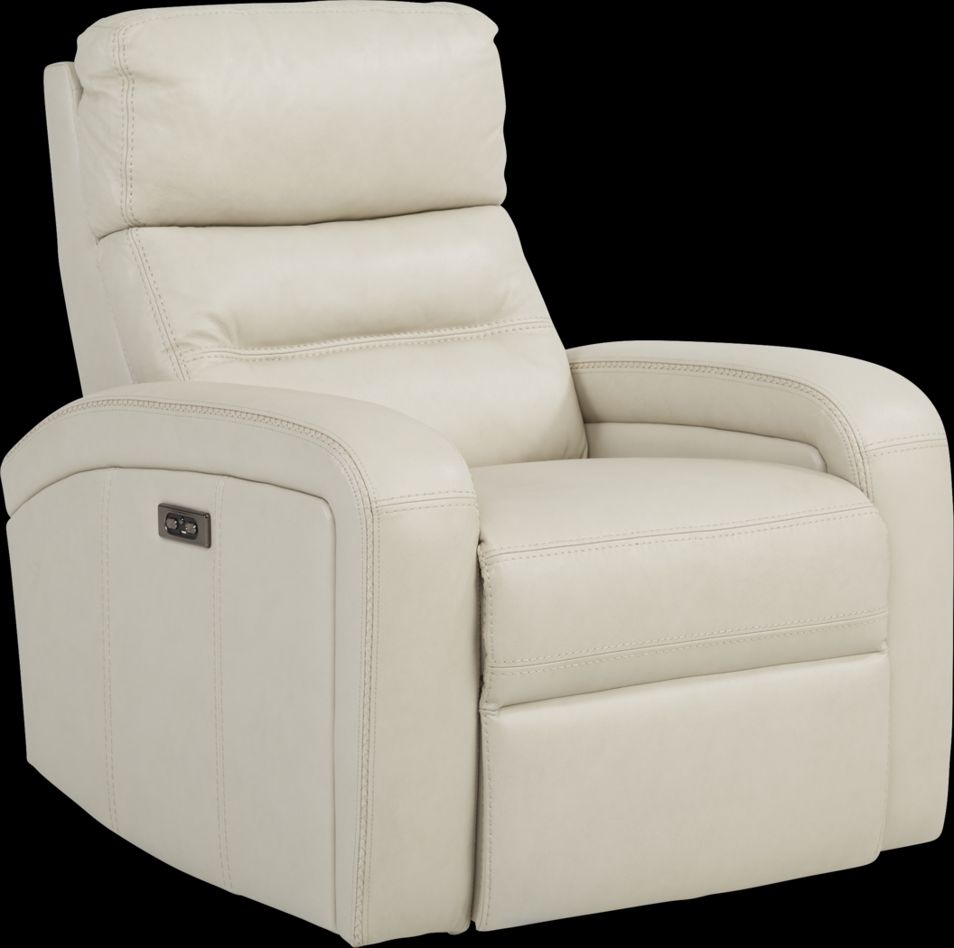 Sierra Madre Beige Leather 3 Pc Living Room with Reclining Sofa - Thumbnail - Image 4