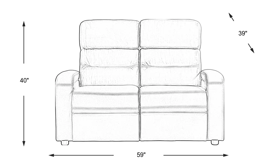 Dimension Image. Please refer to the Dimension Tab on this page for dimension details.