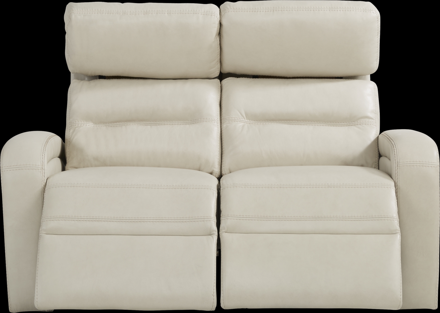 Sierra Madre Beige Leather 3 Pc Living Room with Reclining Sofa - Thumbnail - Image 8