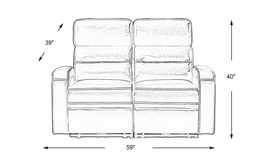 Dimension Image. Please refer to the Dimension Tab on this page for dimension details.