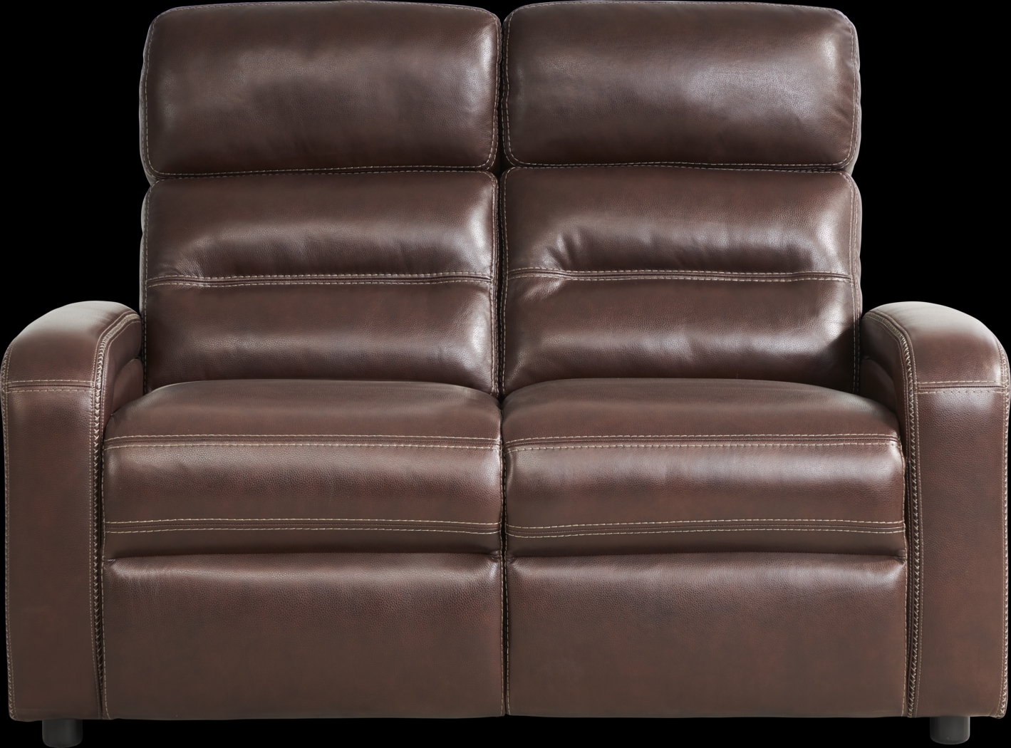 Sierra Madre Brown Leather 8 Pc Reclining Living Room with Reclining Sofa - Thumbnail - Image 9