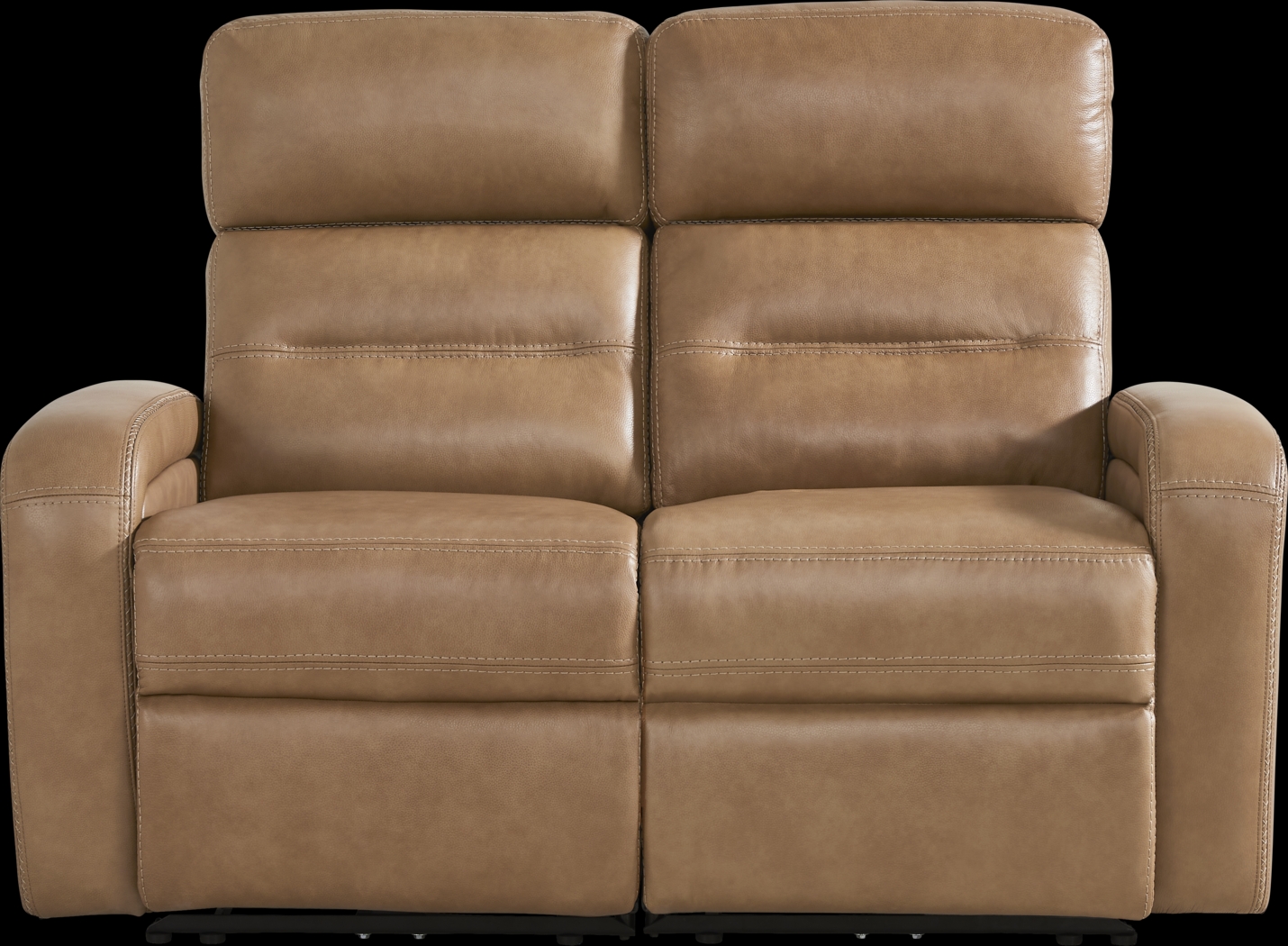 Sierra Madre Saddle Leather Dual Power Reclining Loveseat - Thumbnail - Image 2