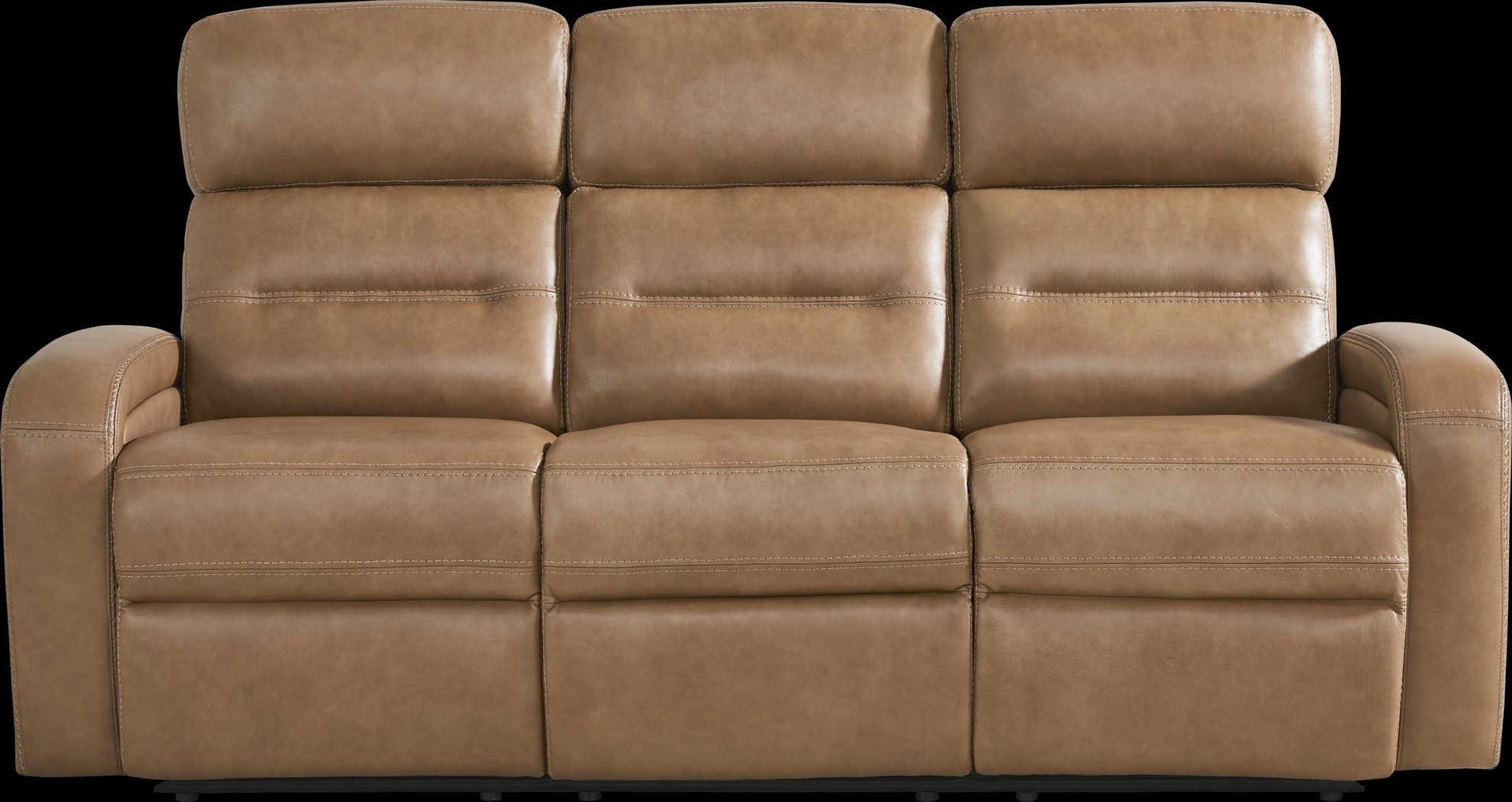 Sierra Madre Saddle Leather Dual Power Reclining Sofa - Thumbnail - Image 2