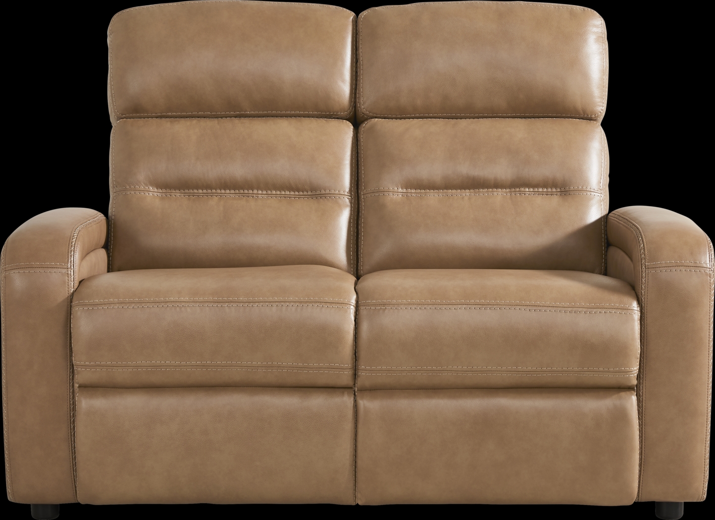 Sierra Madre Saddle Leather Loveseat - Thumbnail - Image 1
