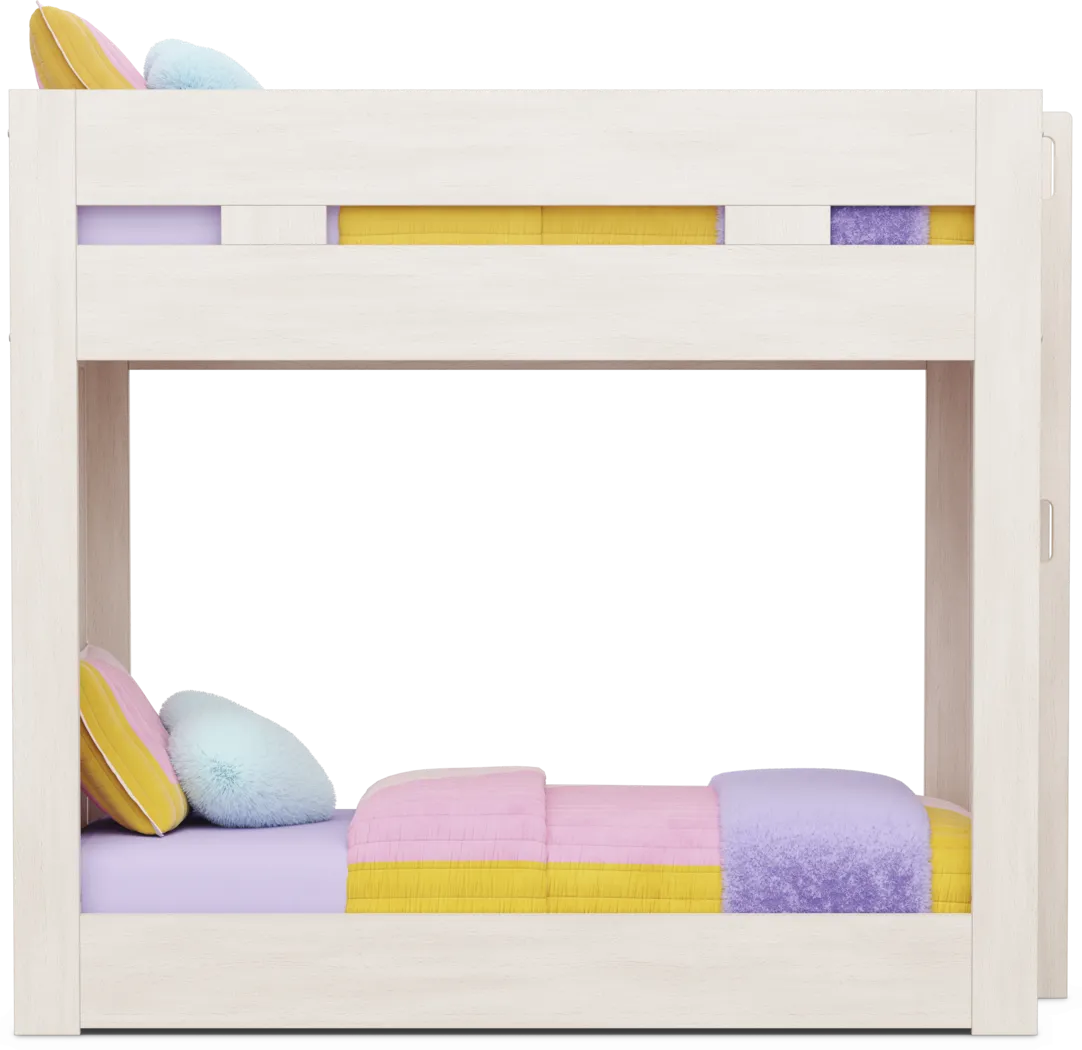 Kids Sierra Summit Linen Twin/Twin Bunk Bed with 2 Closed End Panels - Thumbnail - Image 3