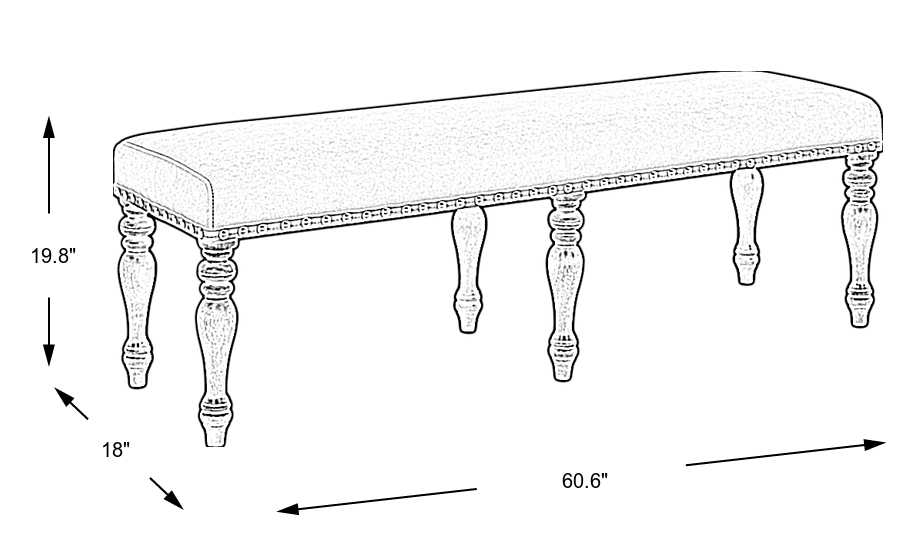 Dimension Image. Please refer to the Dimension Tab on this page for dimension details.