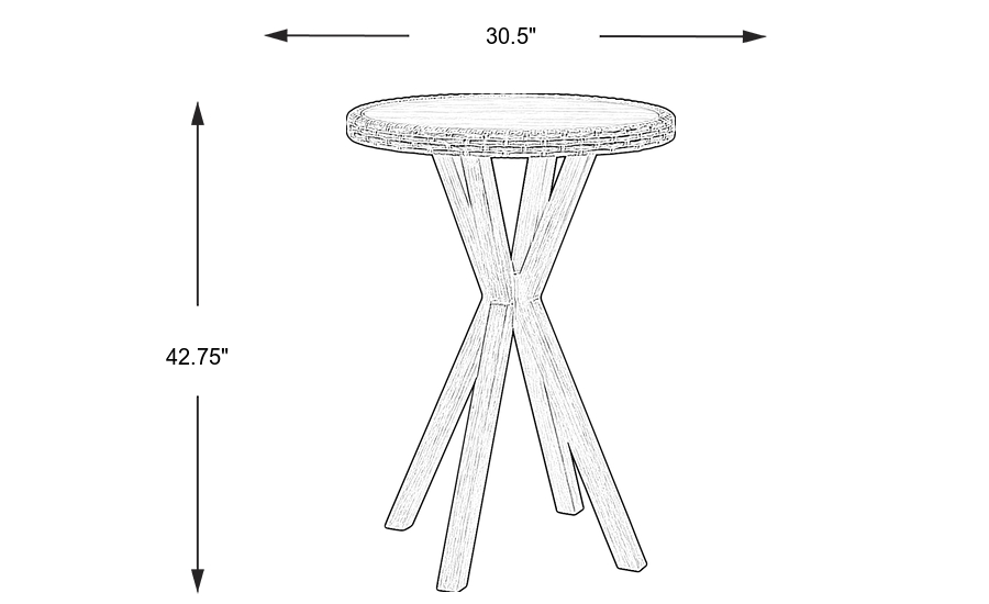 Dimension Image. Please refer to the Dimension Tab on this page for dimension details.