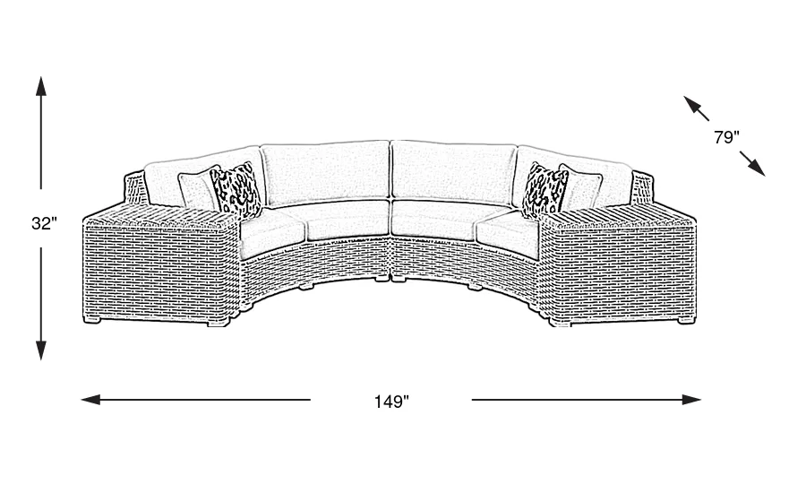 Dimension Image. Please refer to the Dimension Tab on this page for dimension details.