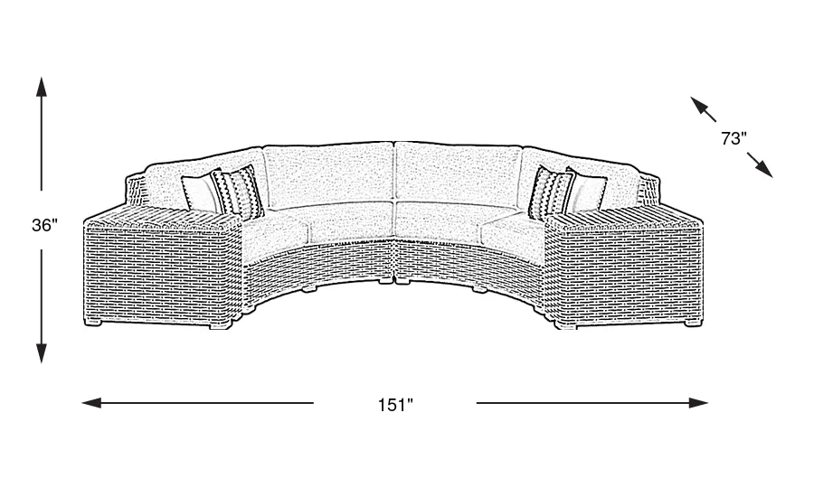 Dimension Image. Please refer to the Dimension Tab on this page for dimension details.