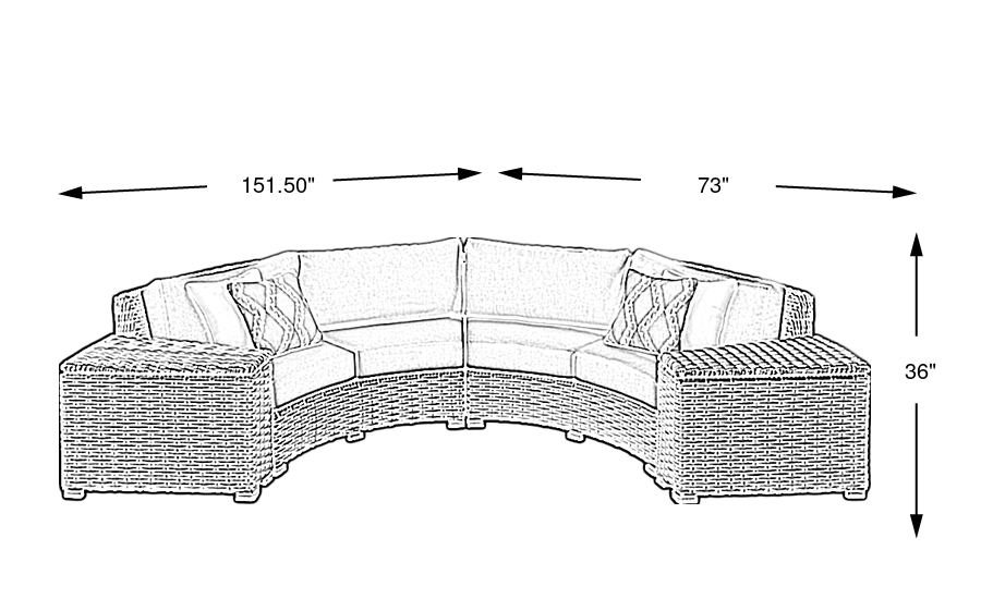 Dimension Image. Please refer to the Dimension Tab on this page for dimension details.
