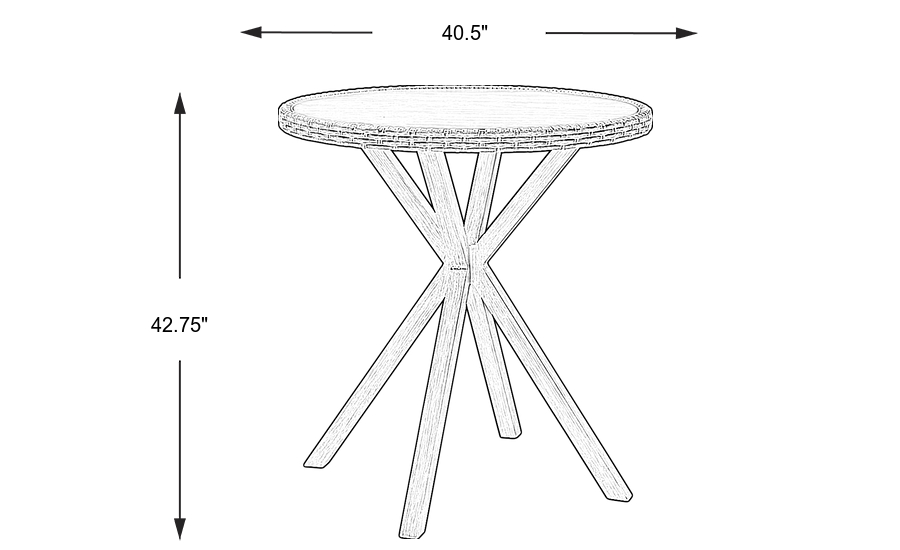 Dimension Image. Please refer to the Dimension Tab on this page for dimension details.