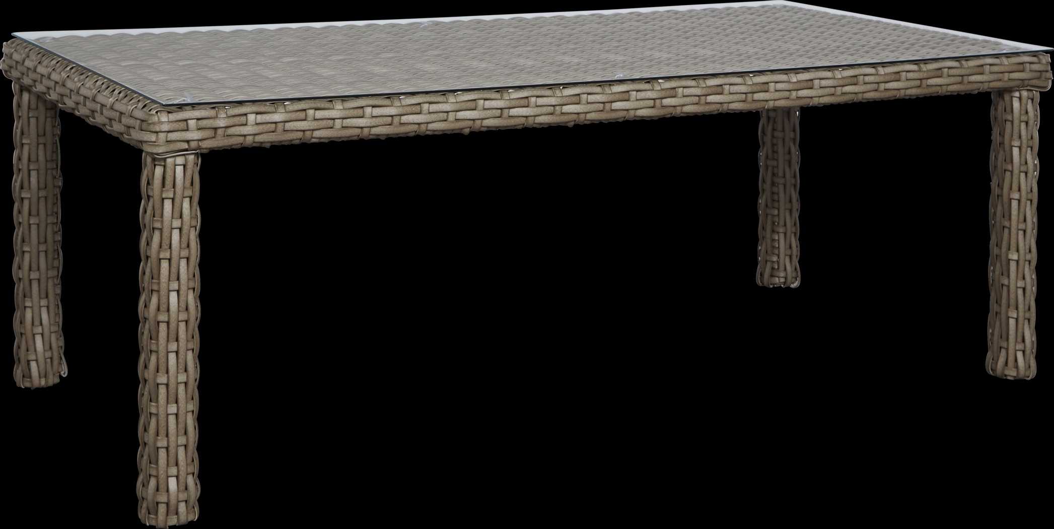 Siesta Key Driftwood 72 in. Rectangle Outdoor Dining Table - Thumbnail - Image 1