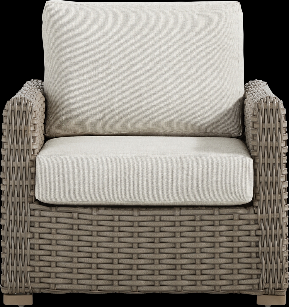 Siesta Key Driftwood Finish 3 Pc Outdoor Seating Set with Desert Cushions - Thumbnail - Image 5