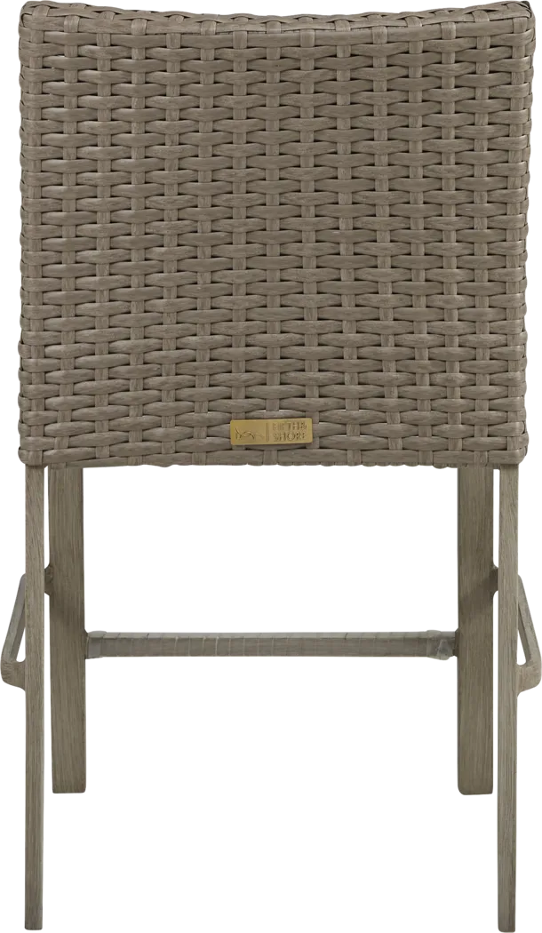 Siesta Key Driftwood 5 Pc 40 in. Round Balcony Outdoor Dining Set - Thumbnail - Image 5