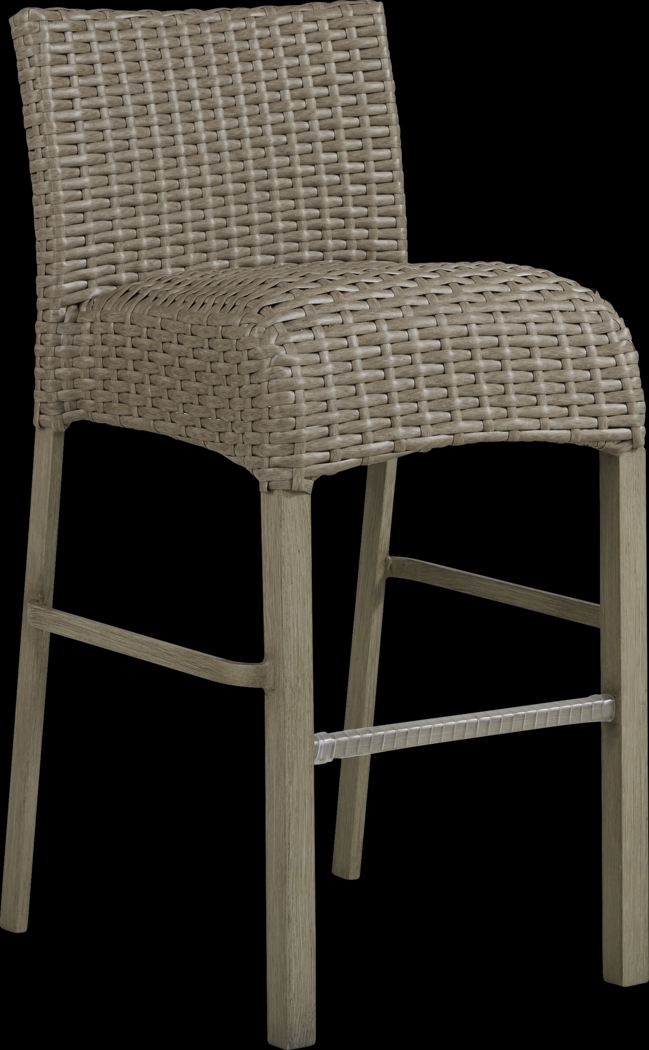 Siesta Key Driftwood Outdoor Barstool - Thumbnail - Image 1