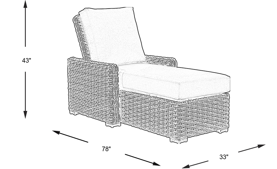 Dimension Image. Please refer to the Dimension Tab on this page for dimension details.