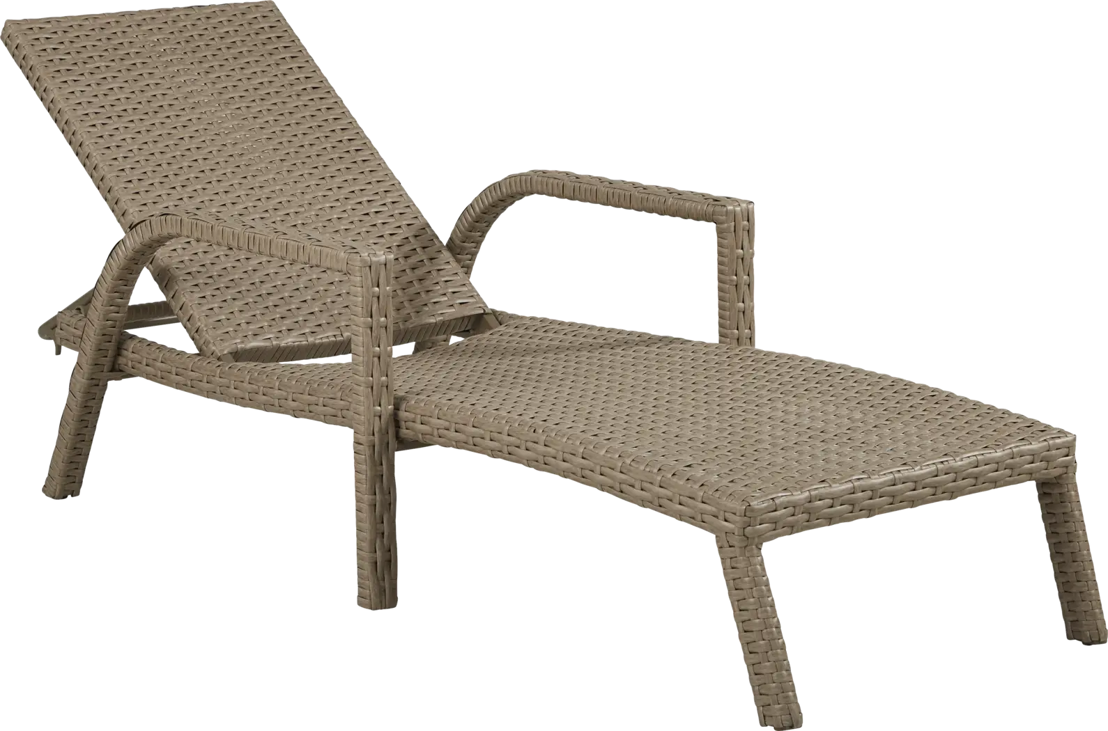 Siesta Key Driftwood Finish Outdoor Chaise - Thumbnail - Image 2