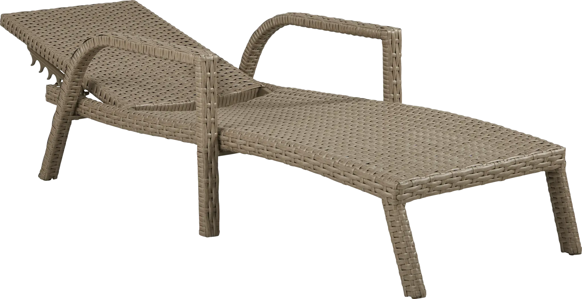 Siesta Key Driftwood Finish Outdoor Chaise - Thumbnail - Image 3