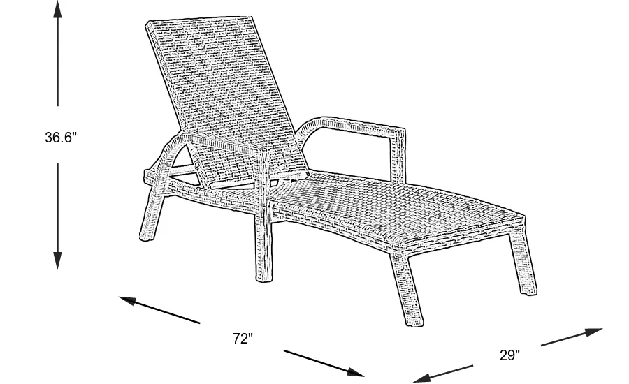 Dimension Image. Please refer to the Dimension Tab on this page for dimension details.