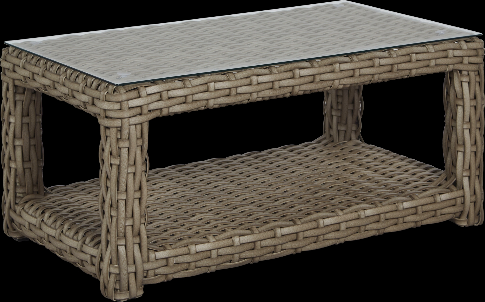 Siesta Key Driftwood Outdoor Cocktail Table - Thumbnail - Image 1