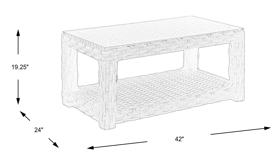 Dimension Image. Please refer to the Dimension Tab on this page for dimension details.