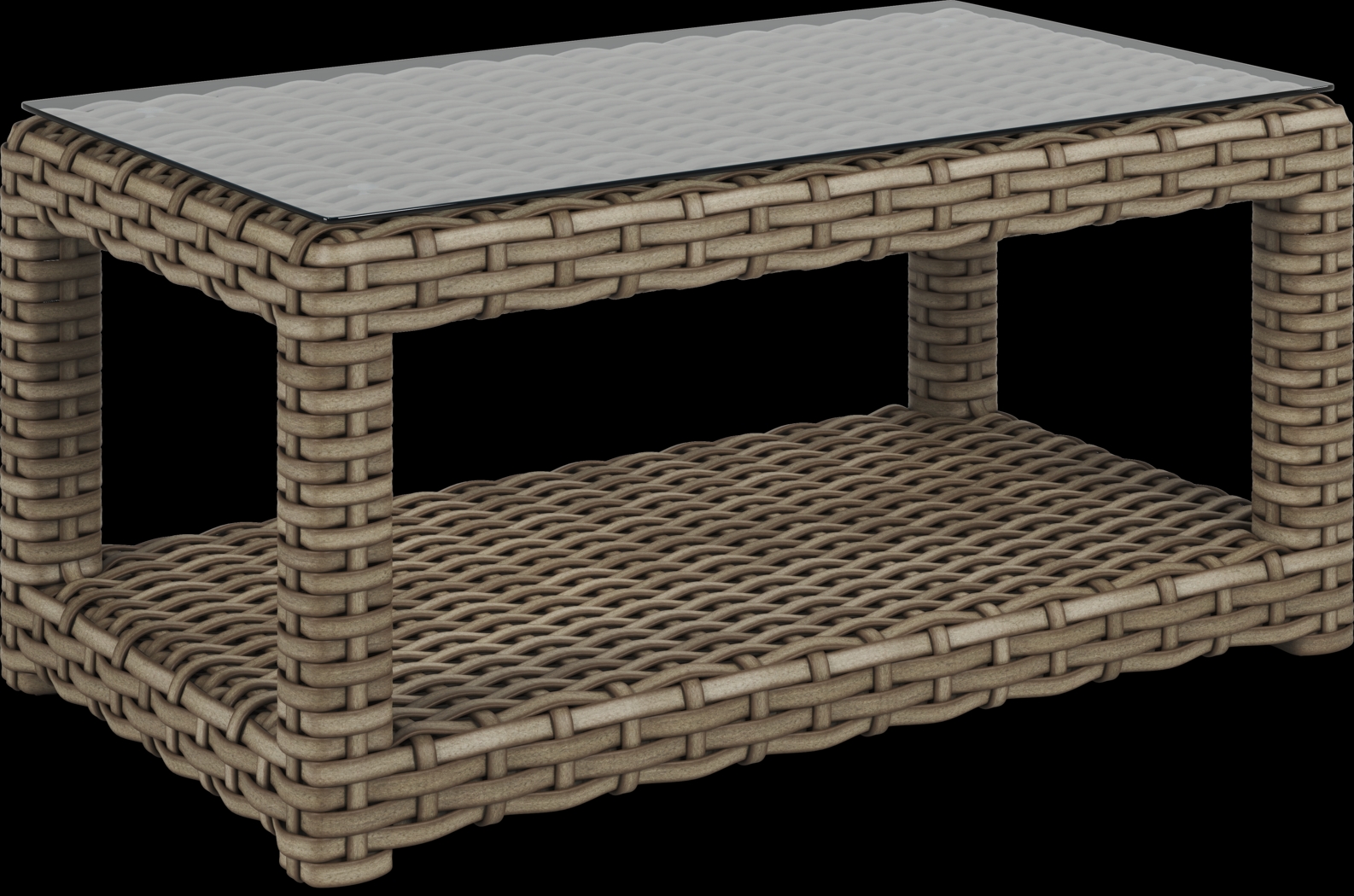 Siesta Key Driftwood Outdoor Cocktail Table - Thumbnail - Image 1