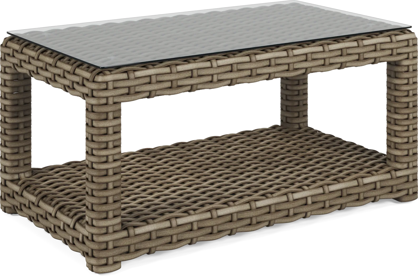Siesta Key Driftwood Finish 4 Pc Outdoor Seating Set with Ink Cushions - Thumbnail - Image 6