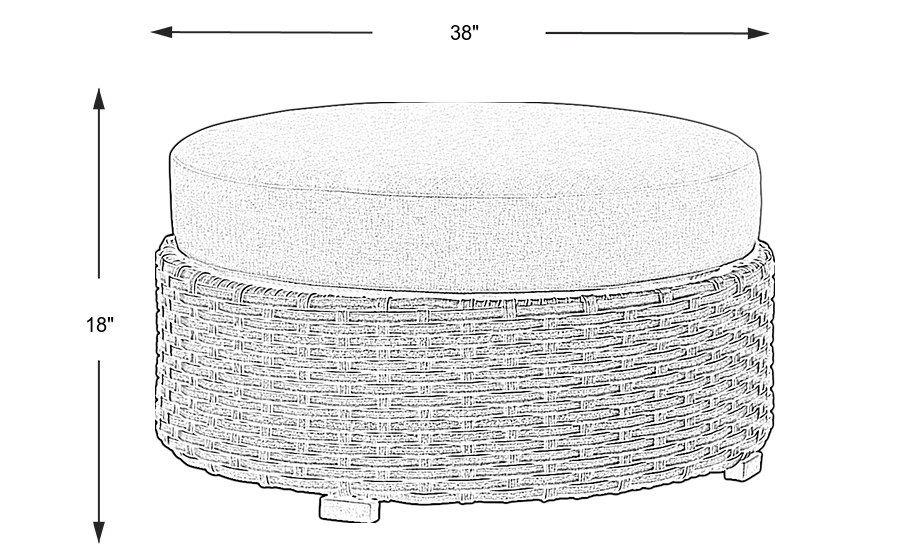 Dimension Image. Please refer to the Dimension Tab on this page for dimension details.