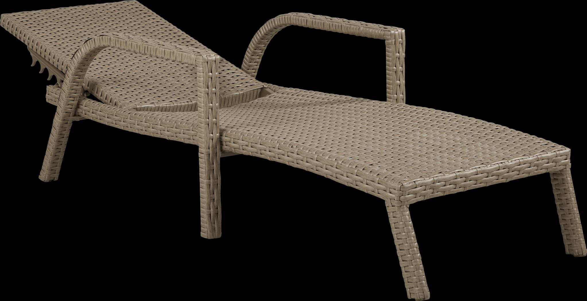 Siesta Key Driftwood Outdoor Pool Chaise - Thumbnail - Image 3