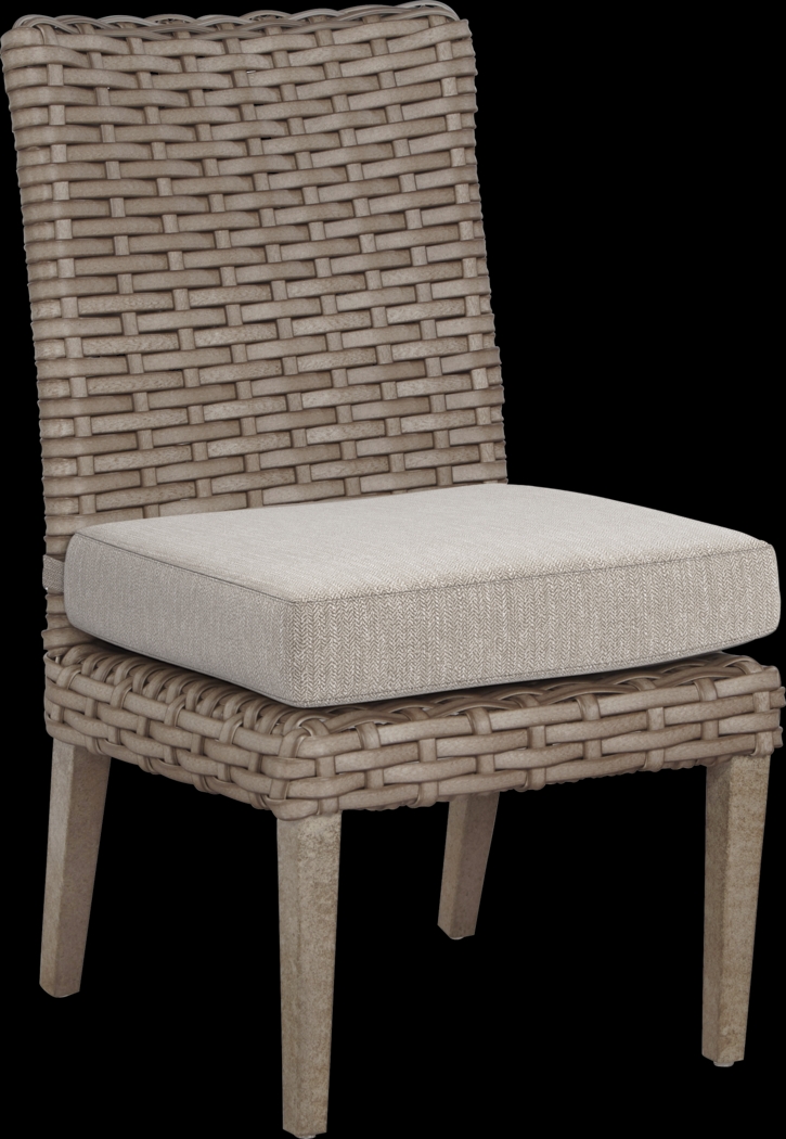 Siesta Key Gray 6 Pc Rectangle Outdoor Dining Set with Twine Cushions - Thumbnail - Image 8