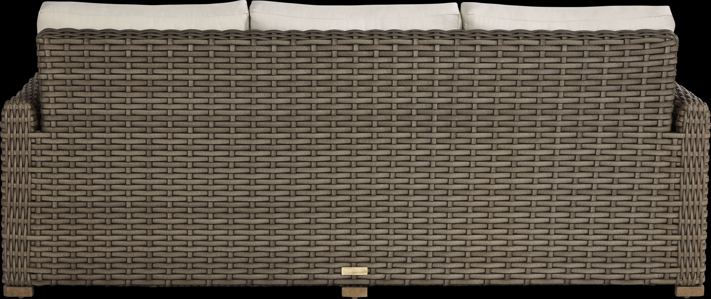 Siesta Key Driftwood 4 Pc Outdoor Seating Set with Linen Cushions - Thumbnail - Image 4