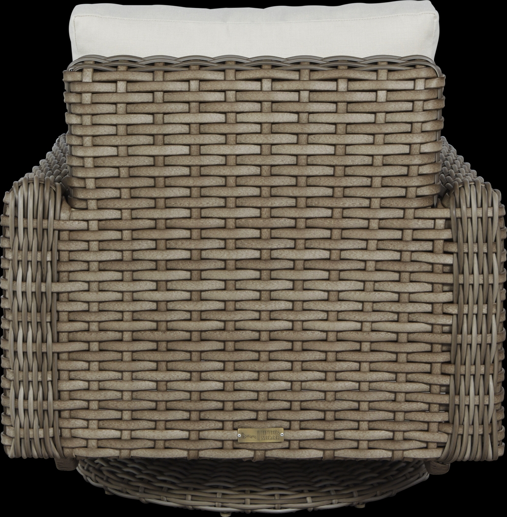 Siesta Key Driftwood 5 Pc Fire Pit Set with Linen Cushions - Thumbnail - Image 5